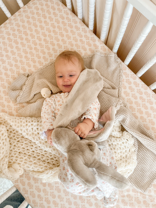 Blush Hoppy – Comfort Lovey Bunny